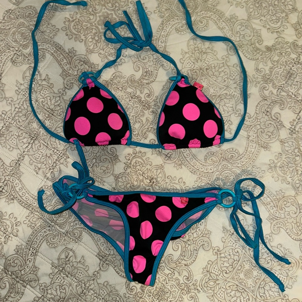 🩷💙🖤 CHEEKY BIKINI SET